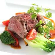 和牛ロース肉のステーキセット（＊）