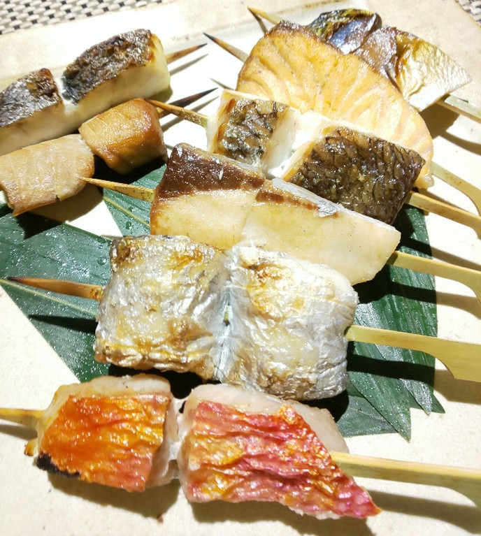 お魚串焼き