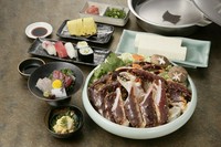 付出し／フルーツ／タラバガニ酢の物又は造り／ぞうすい