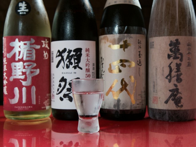 日本酒にこだわっている