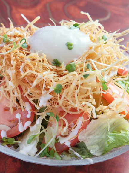 温泉玉子サラダ
