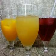 ノンアルコールスパークリングワイン、黒酢ミックスベリーソーダ、梅（ロック、ソーダ、カルピスソーダ）割