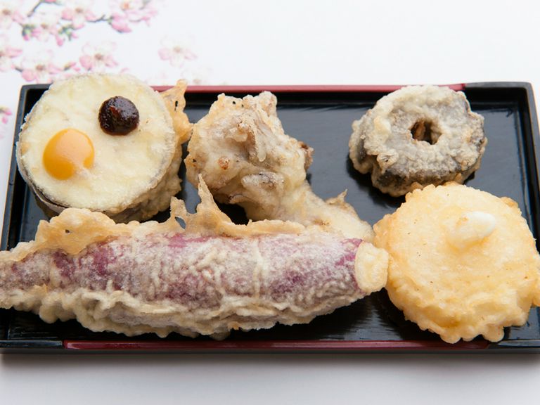 天ぷら　単品各種（各200円）