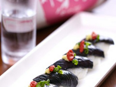 とろとろ茄子寿司　5貫