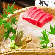 当店では獲れたての新鮮鮮魚しかお出ししておりません。