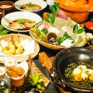 こだわり料理を詰め込んだご宴会向けコースを多数ご用意。