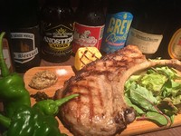 四万十産米豚
骨つき豚ロースのグリル