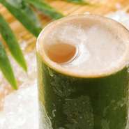 旬の料理のお供に。竹の精で無病息災！