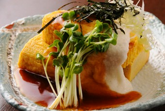 だし巻玉子の和風とろろあん