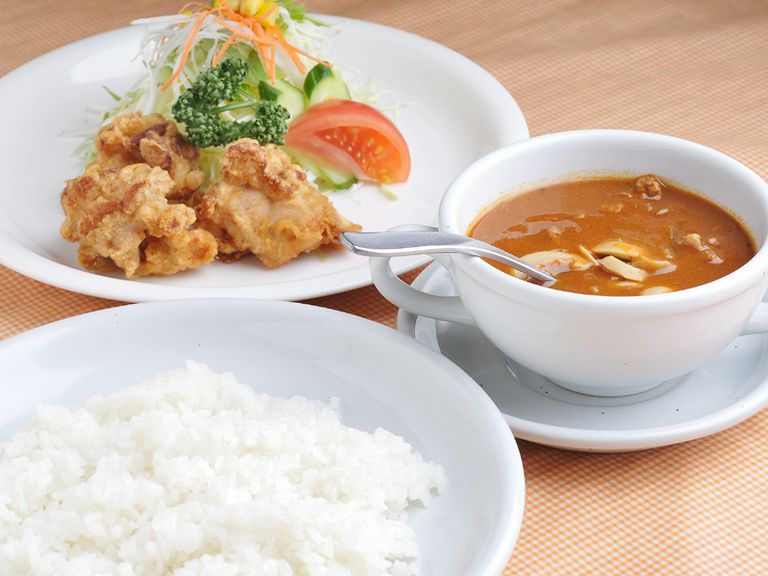 ハヤシライスにプラス一品。ハヤシコンビ