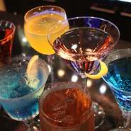 豊富な種類のお酒をご用意しております