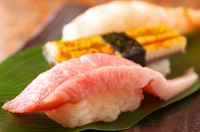 雲丹／鮑／鰻炭火焼き