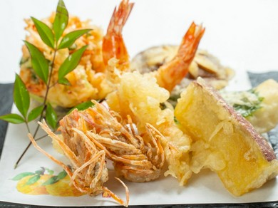 追手筋店限定!! 旬を彩る天婦羅各種　※以下はとある日の内容です(参考例)