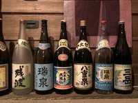 ロック・水割り・ハイボール：各750円