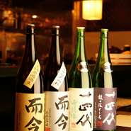 十四代・而今などの銘酒を豊富に取り揃えております。