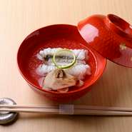良い食材を使った和食コース。