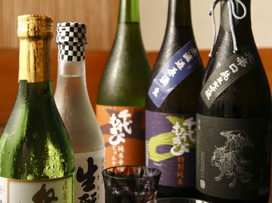 店主が吟味して選んだこだわりの日本酒