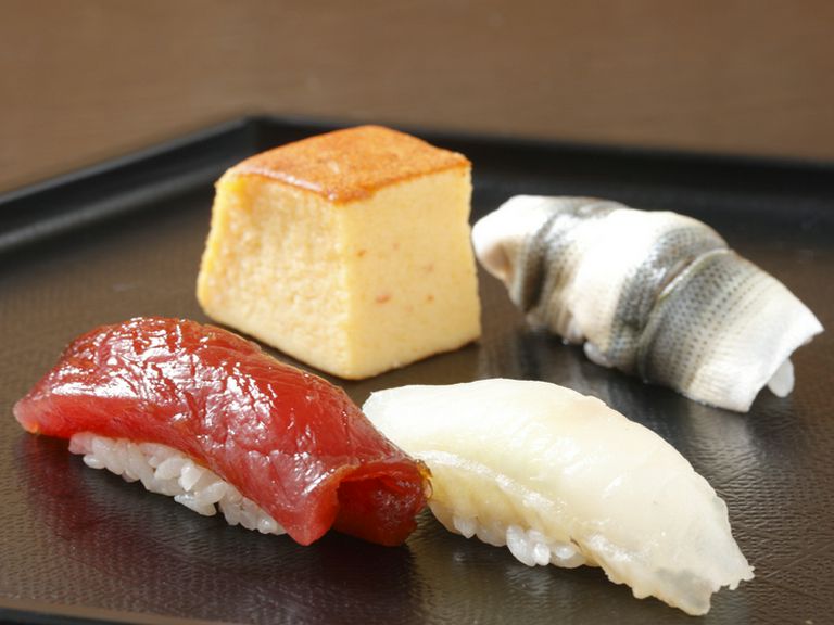ひと手間加えた握り鮨