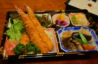 大海老3本とおかずです