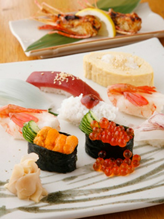 大将のお勧めにぎり　八貫