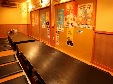 個室は10名様から60名様までご利用できます。