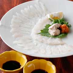 カワハギの薄造り