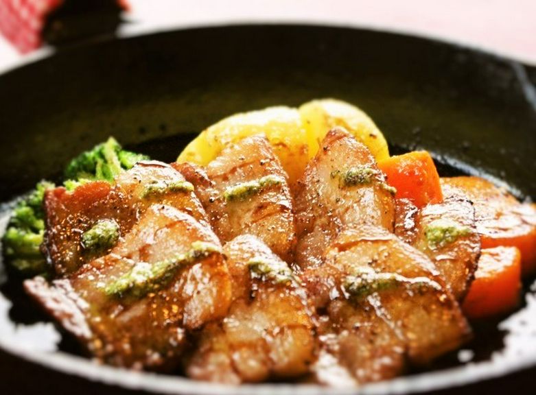 八雲けんこう豚のパンチェッタソティー