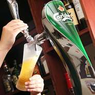 カールスバーグ生ビールやベアードビールなどお好みに合わせて！