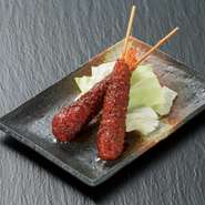 【名物】味噌海老ふりゃー串（2本）