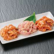 鶏セセリ3種盛り