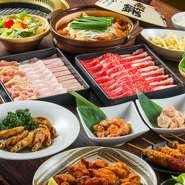 “国産牛”が食べ放題に!!超お得です※素材の仕入れ状況によりメニューが異なる場合あり