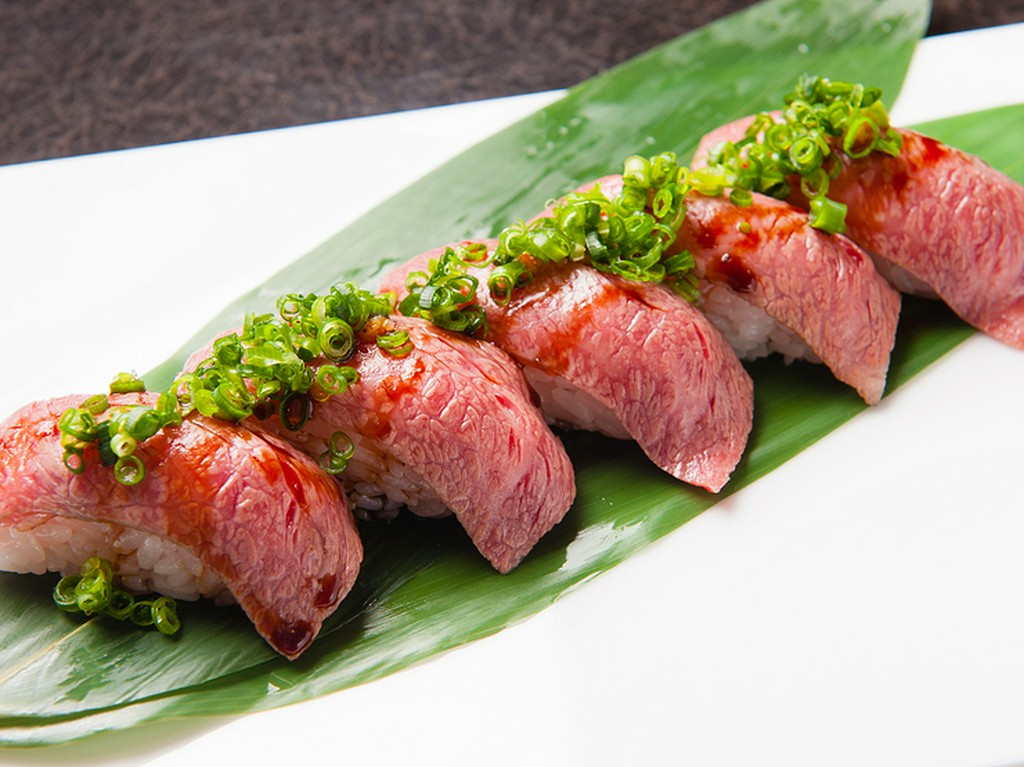 和牛炙り握り（5貫）