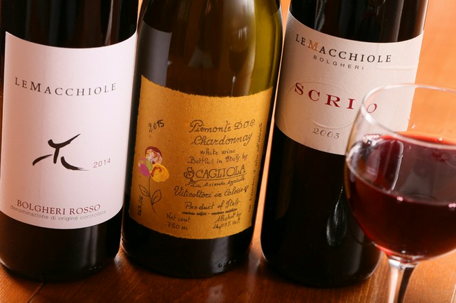 ワインにこだわっている