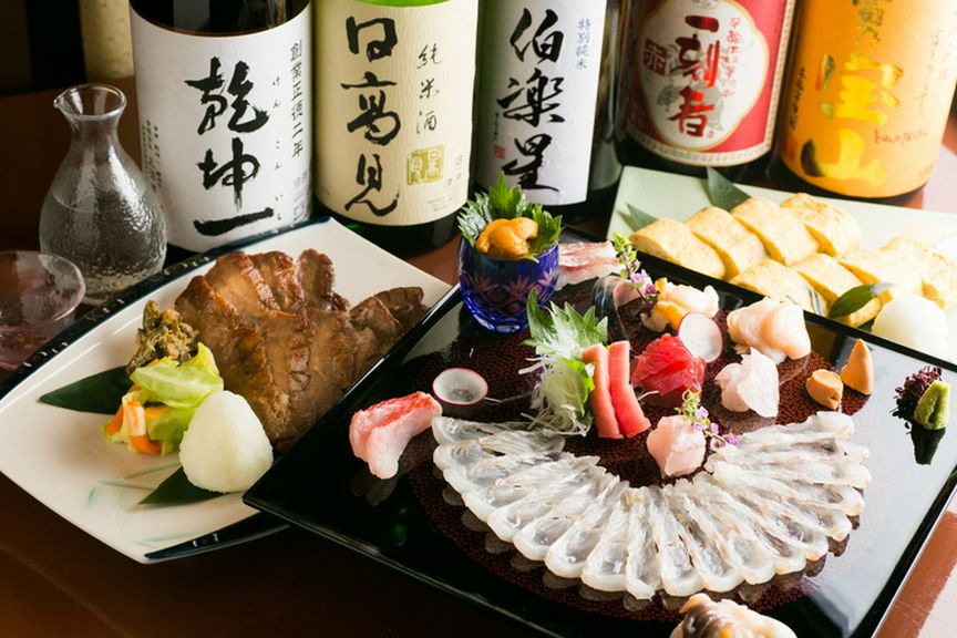 料理に合ったお酒も各種用意