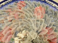 とらふぐをふんだんに使った旬のいま時期だけの銀灯自慢のコースです。