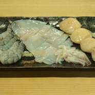 エビ・イカ・貝柱