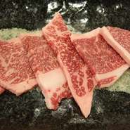 Ａ5黒毛和牛。当店１番人気！