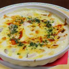 小エビのクリームライスグラタン
