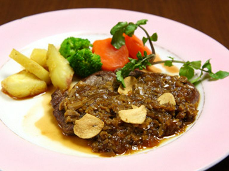 牛ヒレ肉ガーリックステーキ