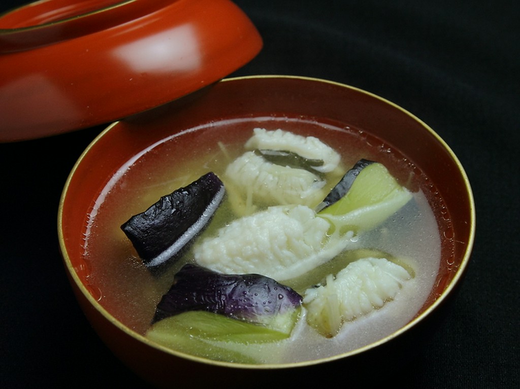 評判の逸品『はもと賀茂茄子新生姜煮』