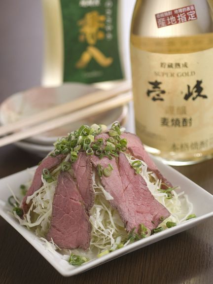 牛のタタキ風ローストビーフ