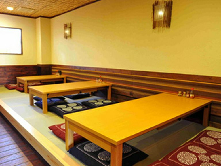お座敷でごゆっくりと…