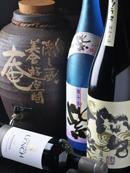 お酒も数多く取り揃えております。