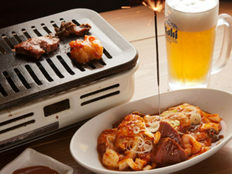 モツバクダン 甘辛く味付けしたプリプリホルモンのミックス