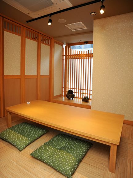 季節感が漂うお座敷