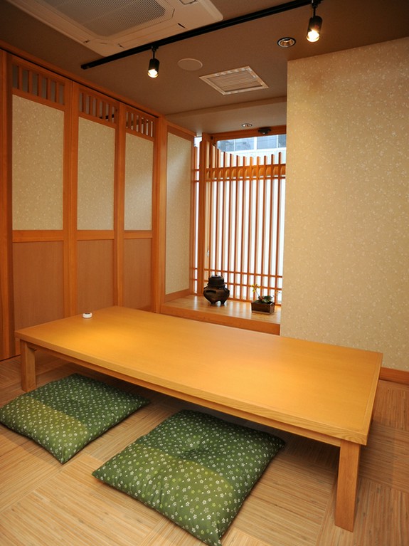 季節感が漂うお座敷