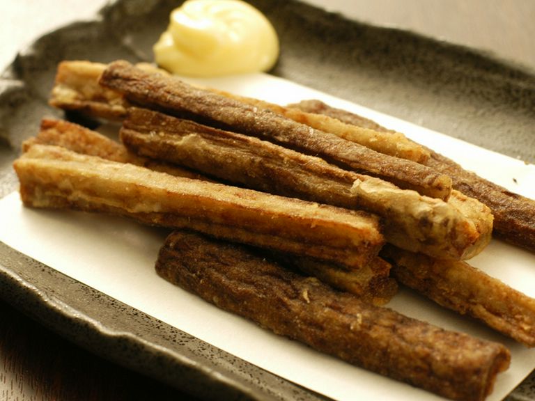 ゴボウの唐揚げ