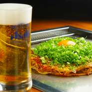 時代劇「平清盛」ゆかりの地である広島。広島といえばやっぱりお好み焼き。ビールとの相性も最高です。広島に来たらぜひ【長田屋】にお越しください。