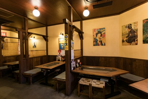 落ち着ける雰囲気の店内