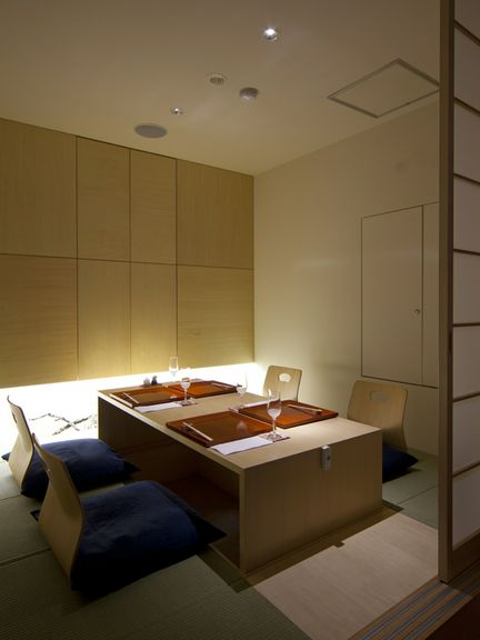 個室は接待などに最適です。